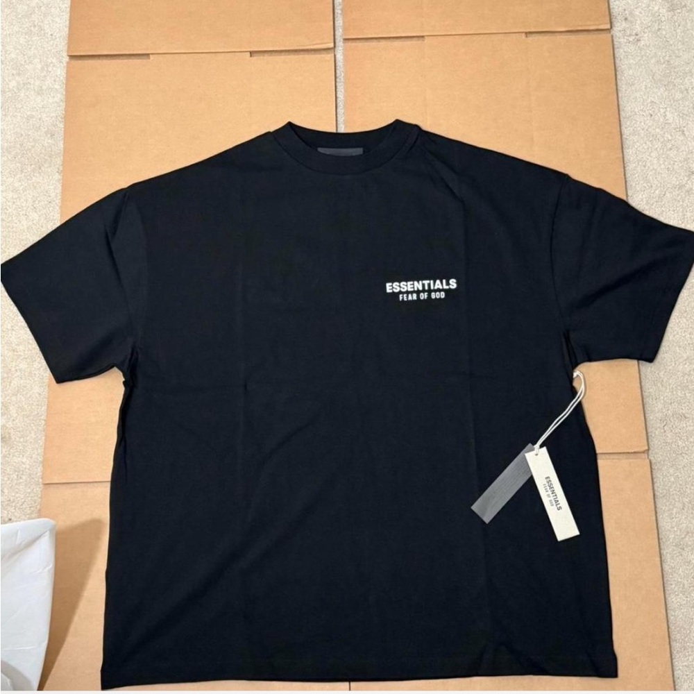 Essentials Black T-Shirt for Men